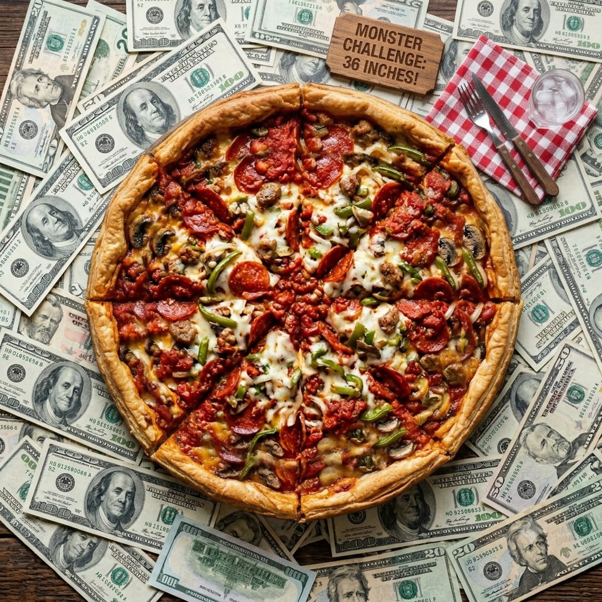 The 36-Inch Pizza Challenge
