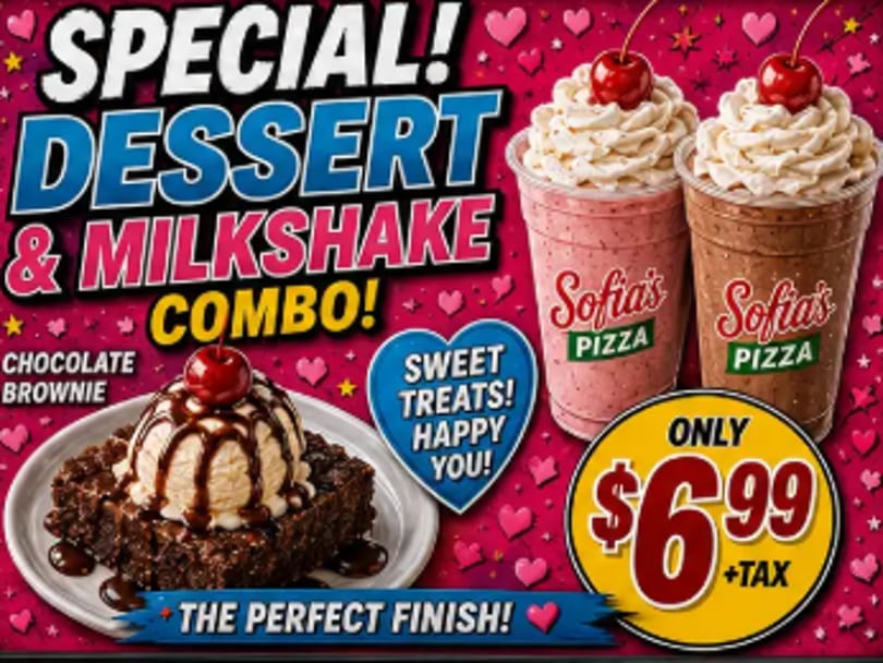 Sofia's Pizza combo deals