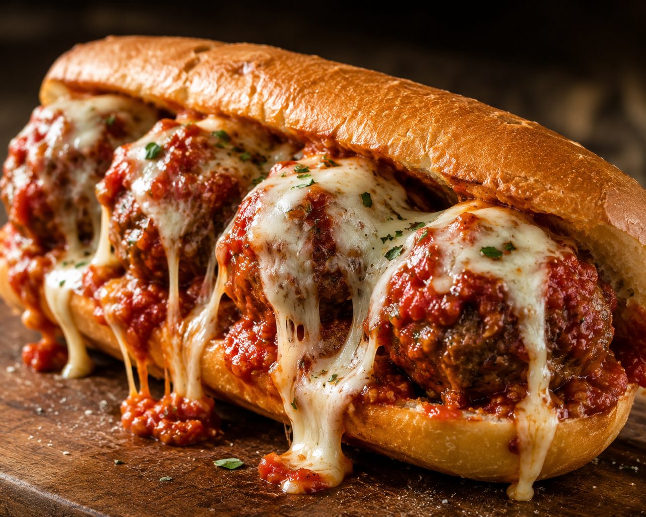 Meatball Sandwich.