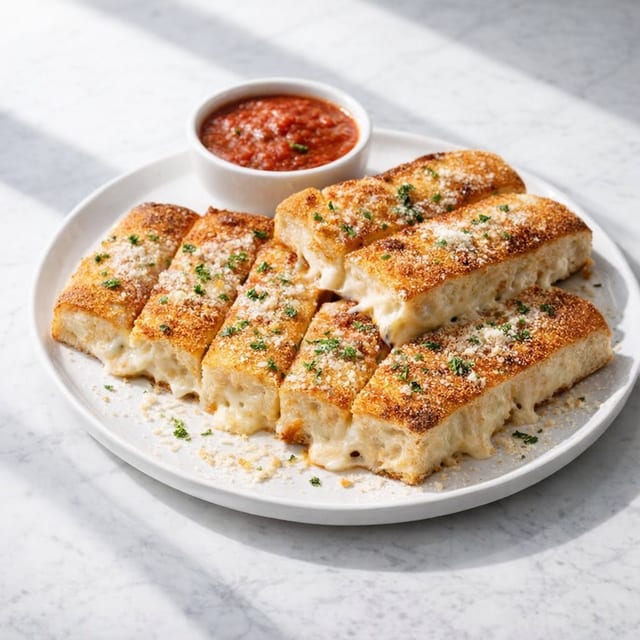 Bread Cheese Sticks.