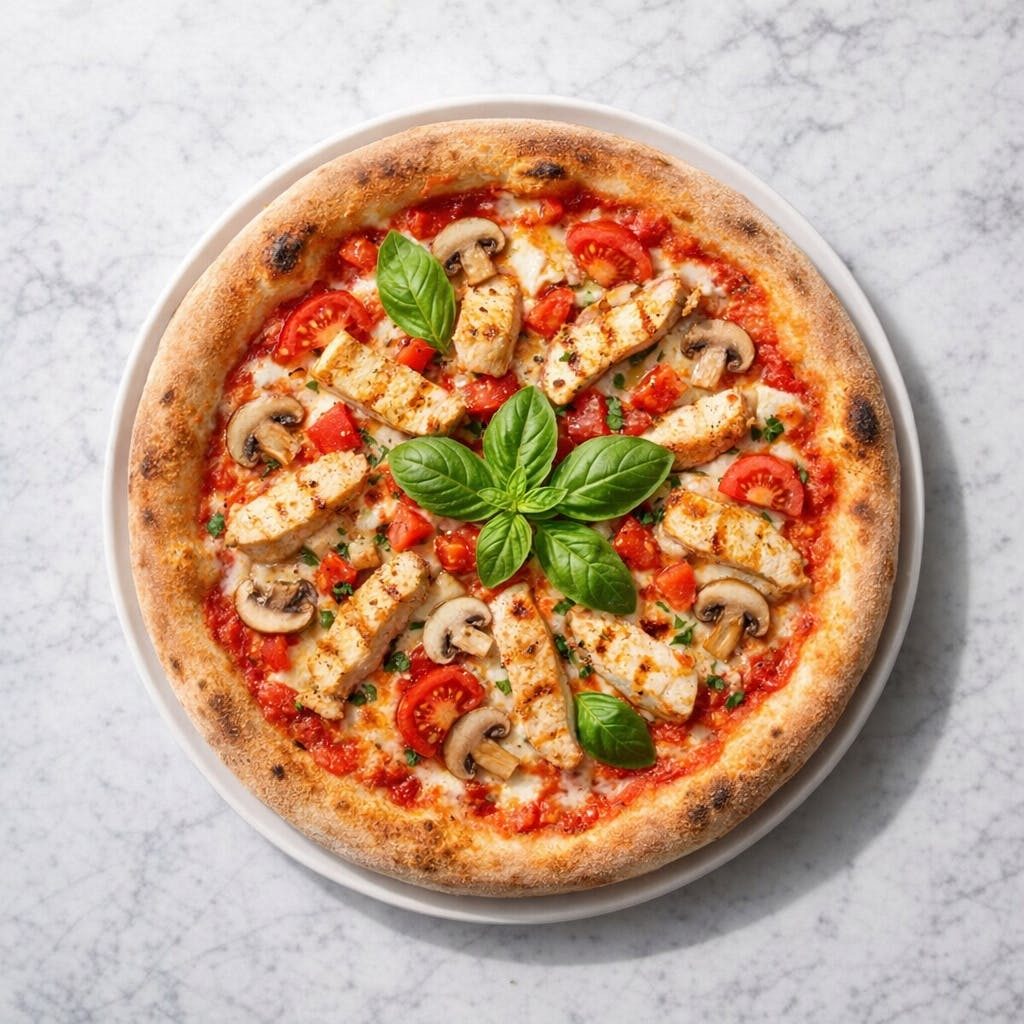 Quattro Formaggi Pizza.